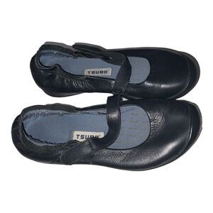 Tsubo Shoes Womens 6 Mary Jane Black Leather Strap Tsubo Comfort Casual